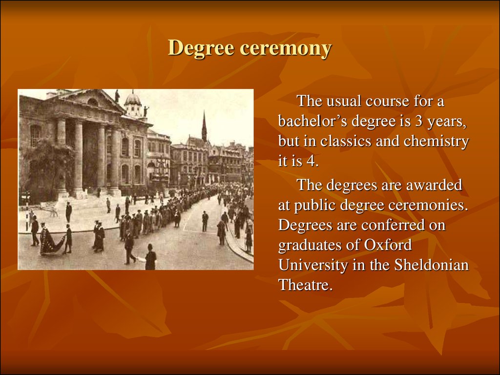 Degree ceremony