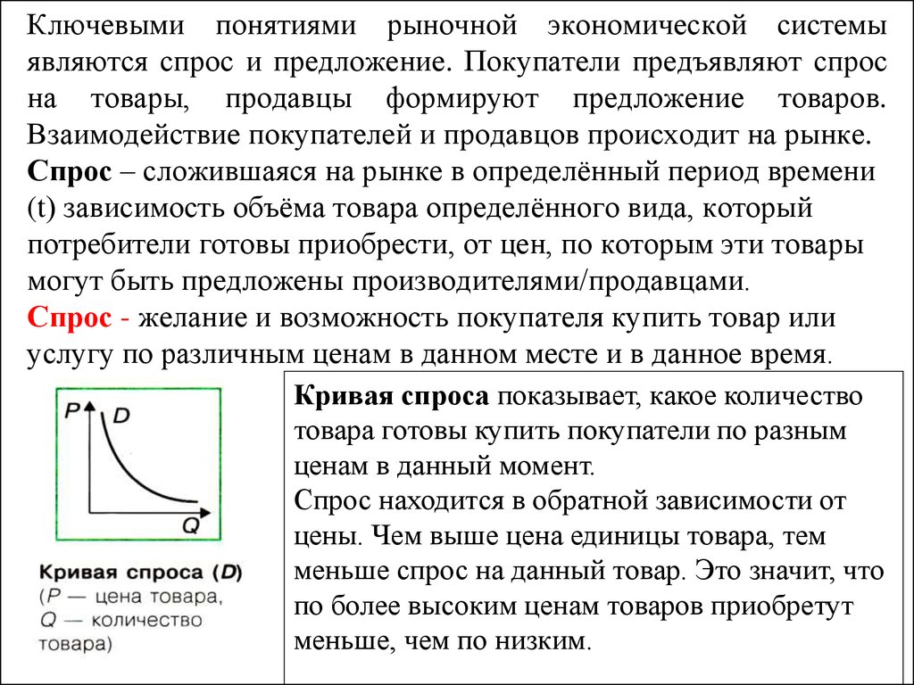 Реферат: Спрос и предложение 2