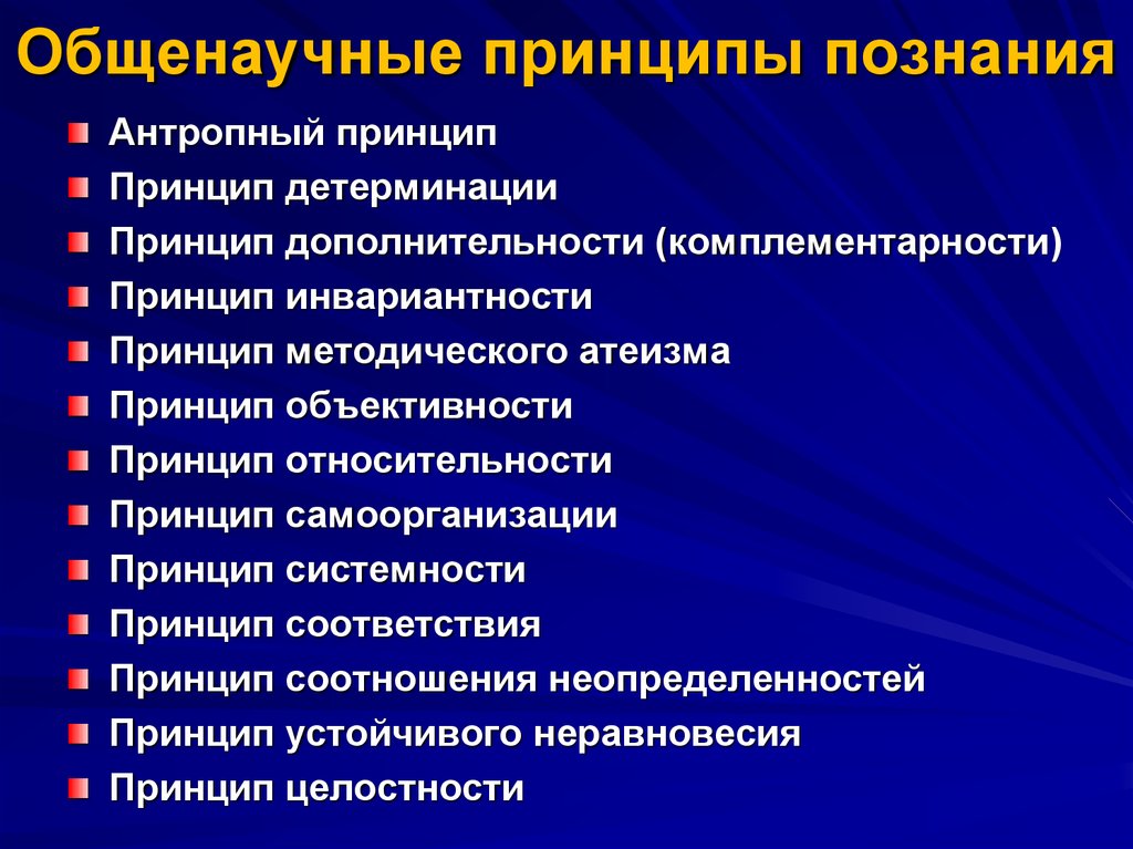 Антропный принцип в современной научной картине мира означает