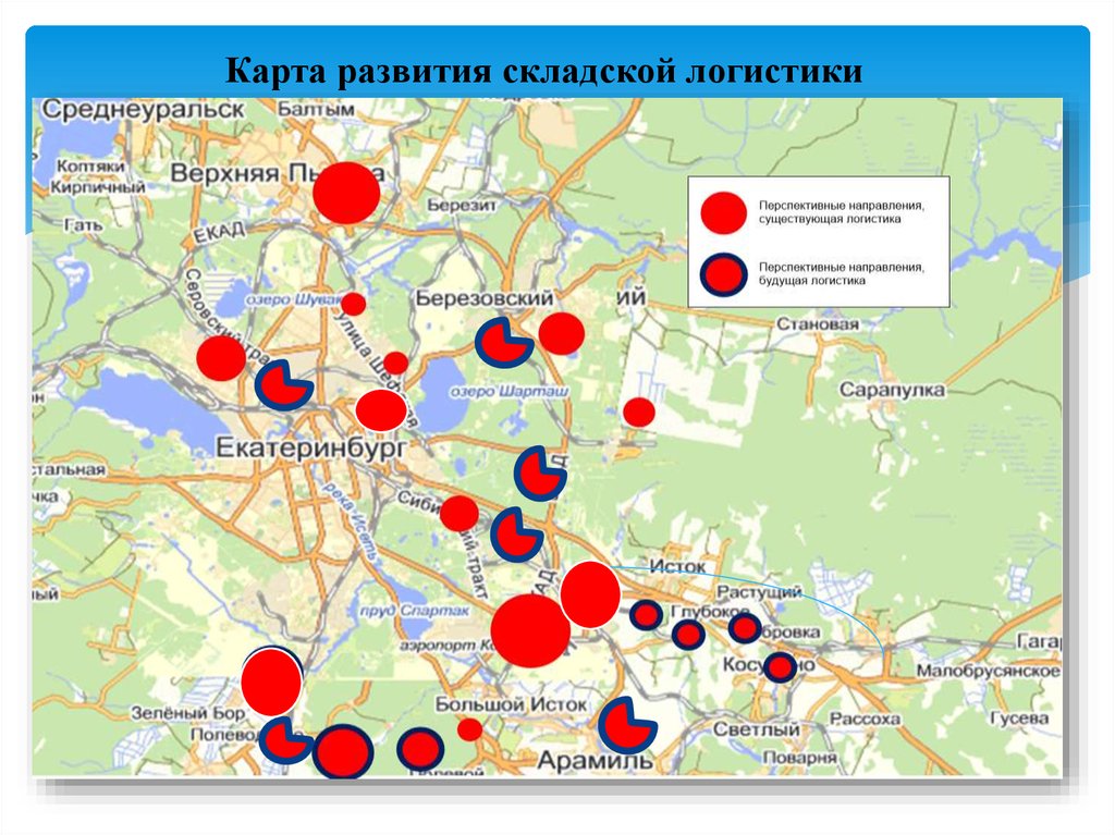 Карта пригородов екатеринбурга