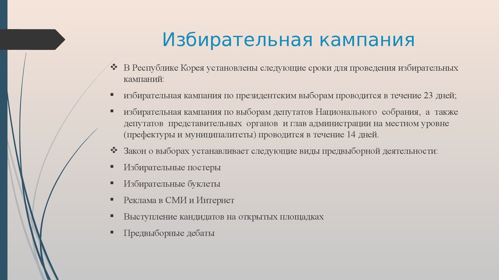 Избирательная кампания