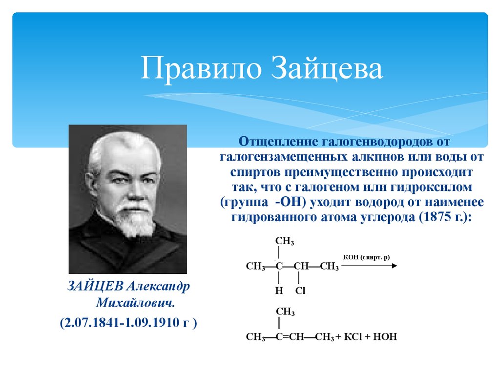 Именные реакции в органической химии проект