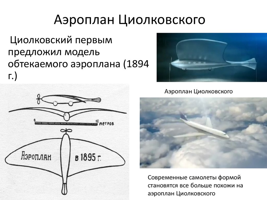 Какой формы самолет