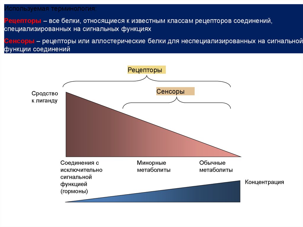 Функция сенсора. Сигнальная функция гормонов.