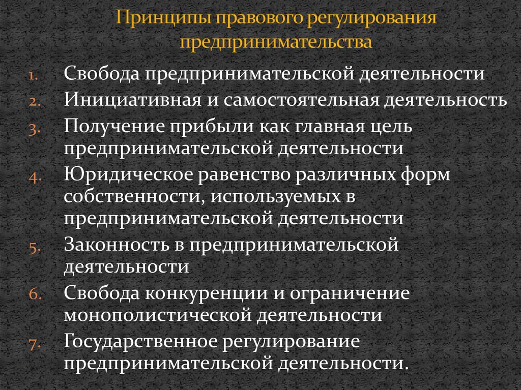 Регулирование предпринимательства. Правовое регулирование предпринимательства. Принципы регулирующие предпринимательскую деятельность. Принципы регулирования предпринимательской деятельности. Основные принципы регулирования предпринимательской деятельности.