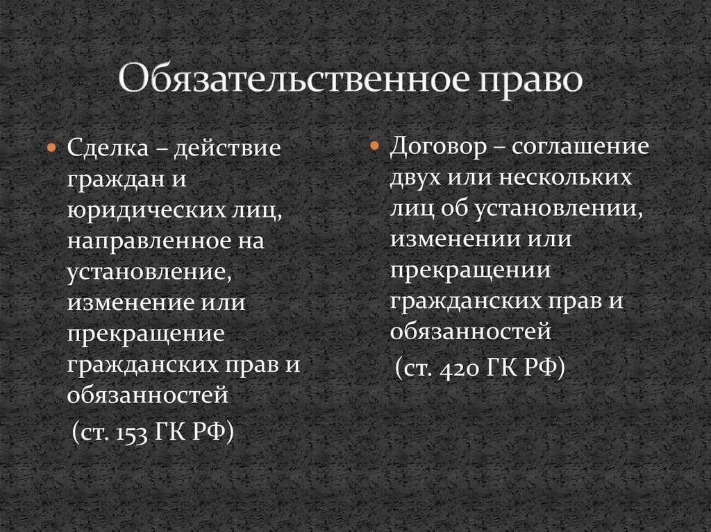 План по теме обязательственное право