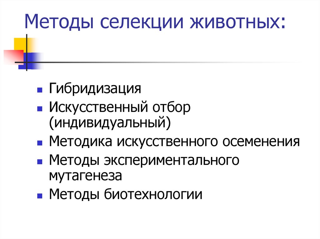 Индивидуальные методы селекции. Методы селекции животных. Методы селекции животных индивидуальный отбор. Метод селекции животных. Селекция животных методы селекции.