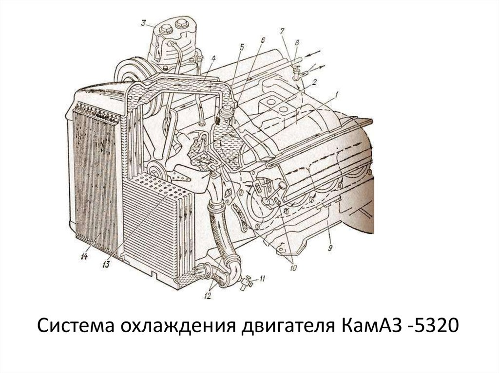 Система питания камаз 5320