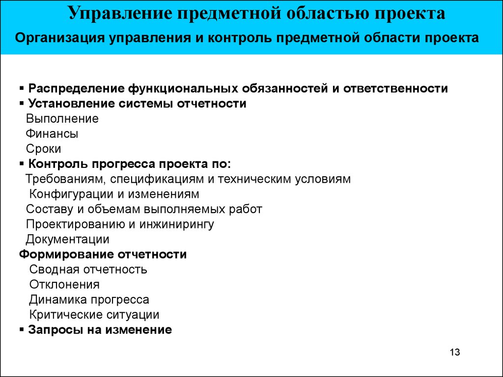 Предметная группа содержание. Предметные области управления проектом. Управление предметной областью. Предметная область проекта это. Функциональные области управления проектами.