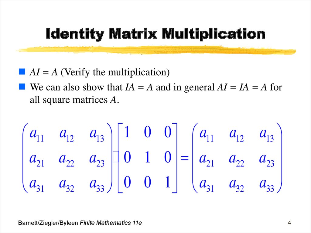 matrix multiplication 2 Matrix  Inverse Ð¿Ñ€ÐµÐ·ÐµÐ½Ñ‚Ð°Ñ†Ð¸Ñ a Square of Ð¾Ð½Ð»Ð°Ð¹Ð½