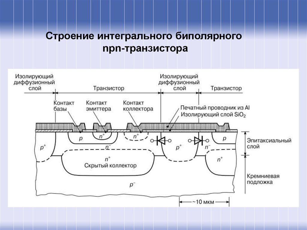 Интегральная схема транзистор