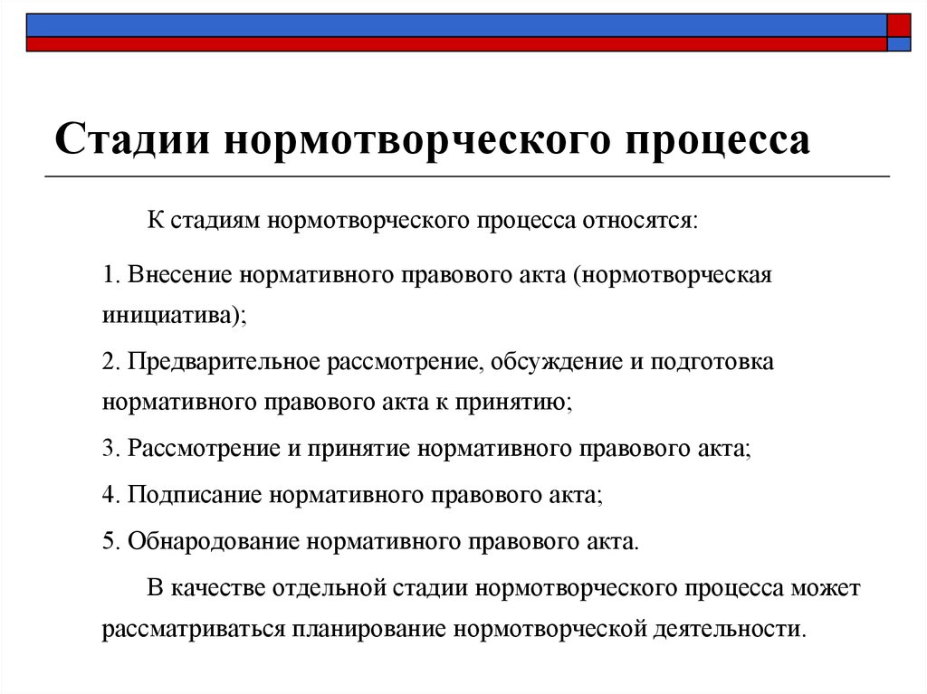 Нормотворчество. Этапы и стадии нормотворческого процесса.. Стадии административного нормотворчества. Стадии административного нормотворческого процесса. Понятие и стадии нормотворчества.