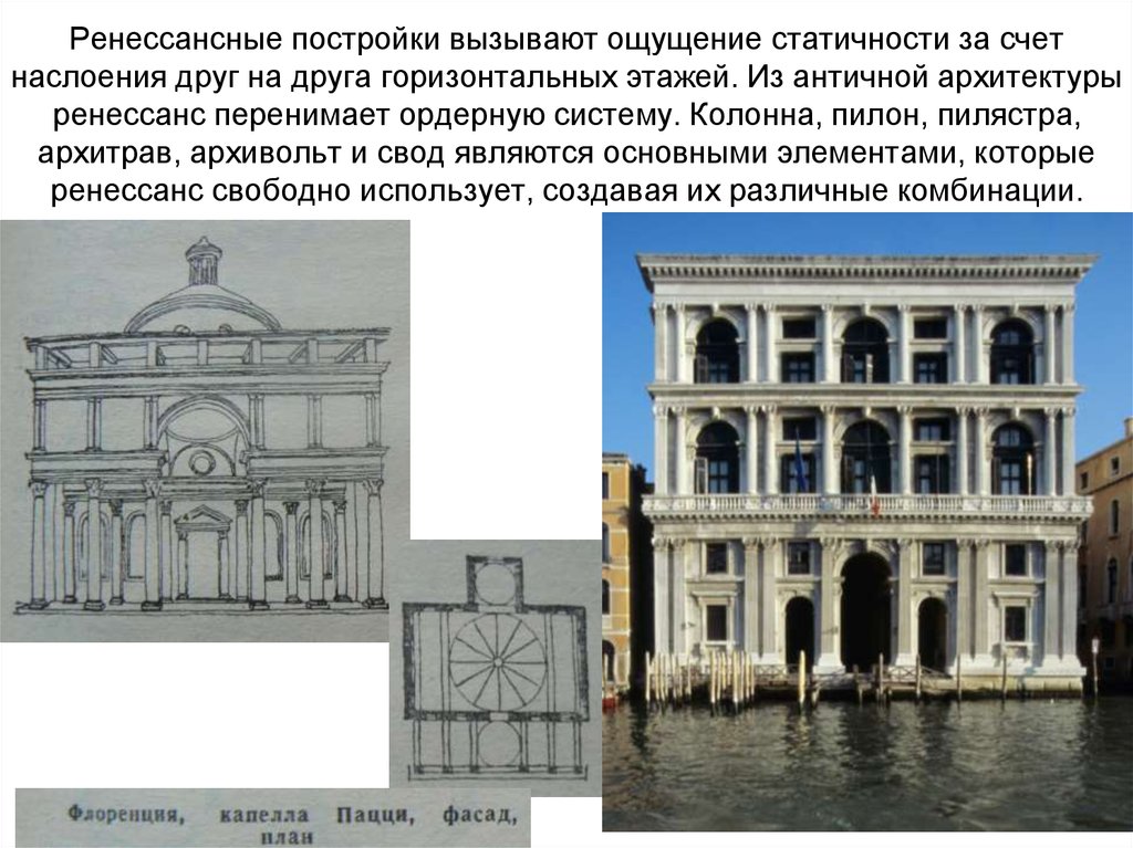 История архитектуры возрождения