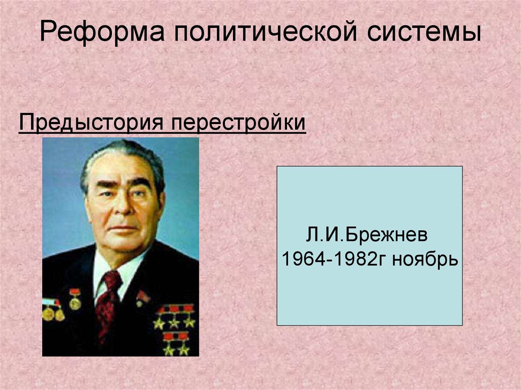 Реформа политической системы ссср в годы перестройки 11 класс презентация