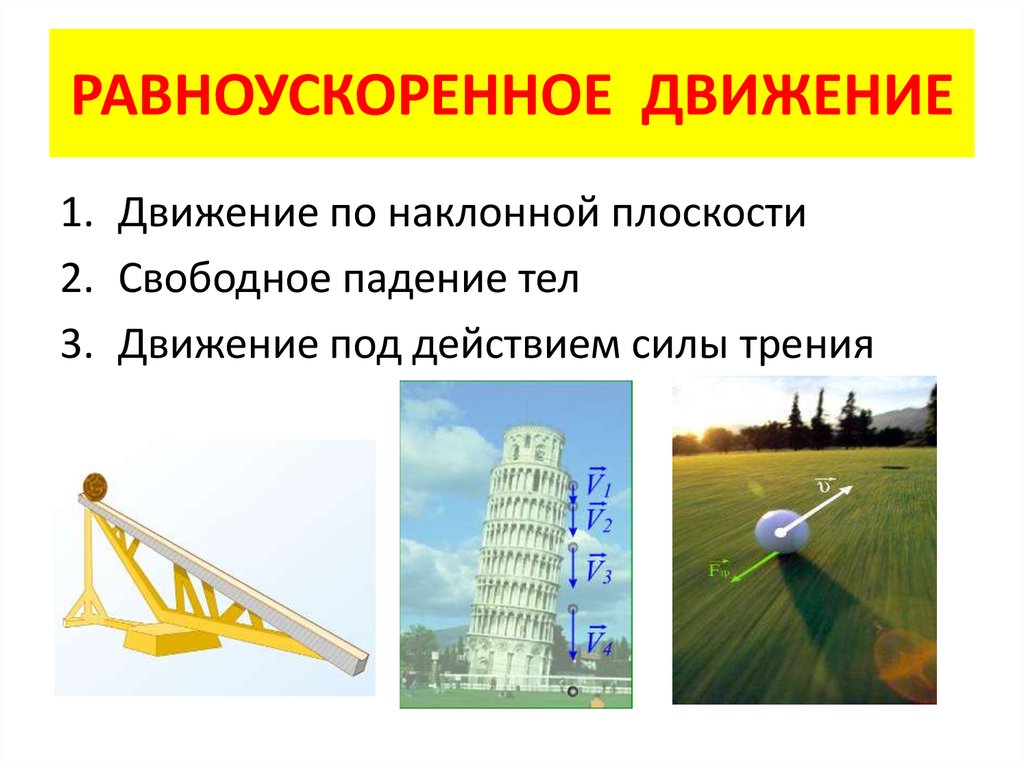 РАВНОУСКОРЕННОЕ ДВИЖЕНИЕ