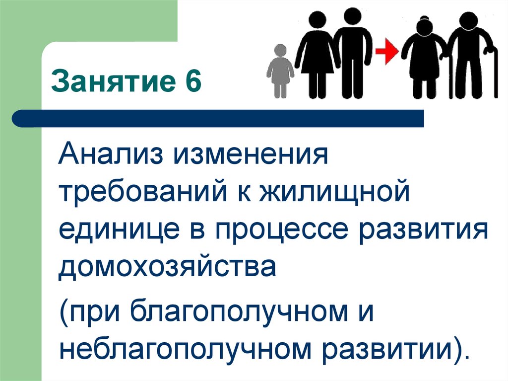 Изменения требований. Социальные основы жилья. Деловая игра отчаянный домохозяйства презентация.