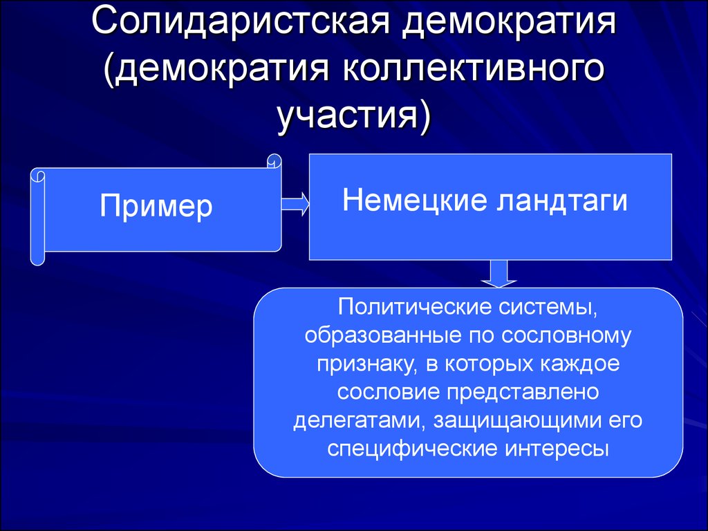 Политическое участие в демократическом обществе