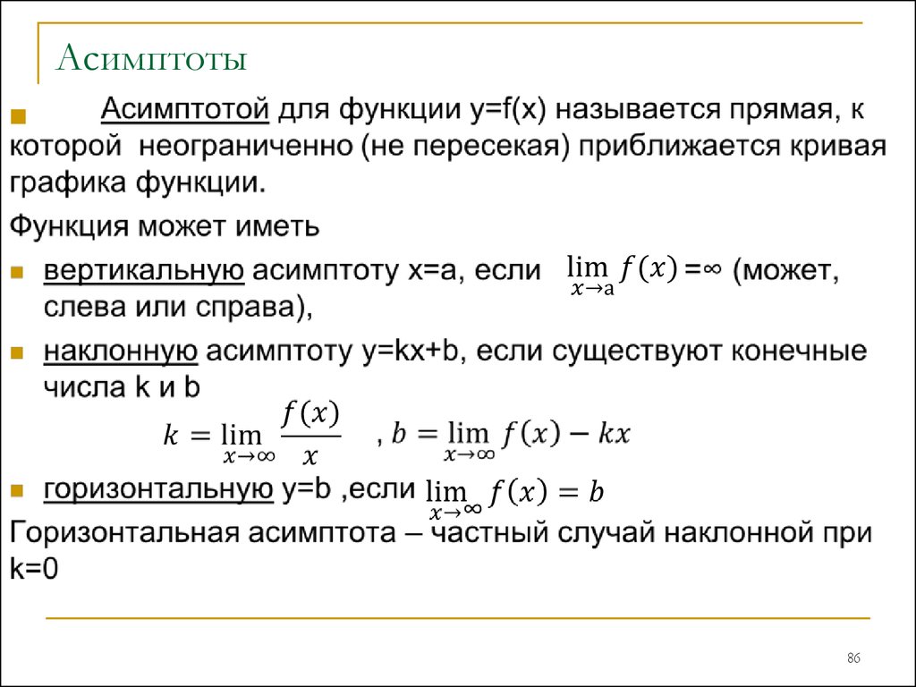 Горизонтальная функция. Горизонтальная асимптота Графика функции формула. Формула нахождения асимптоты функции. Вертикальная, горизонтальная и Наклонная асимптоты функции.. Асимптоты функции формулы.