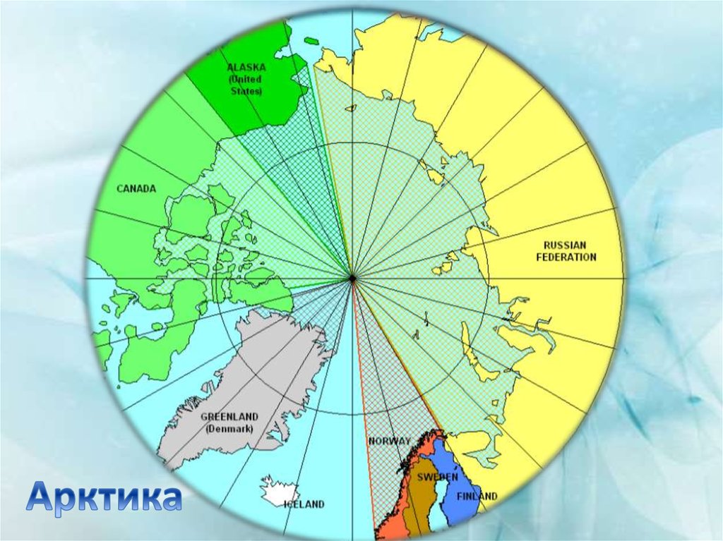 Arctic countries. Арктика на карте. Сектора Арктики. Западный сектор Арктики. Деление Арктики.