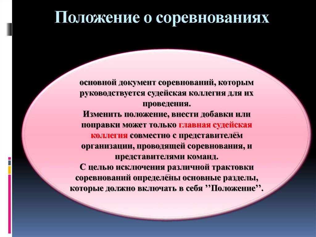 Положение о спортивном мероприятии образец