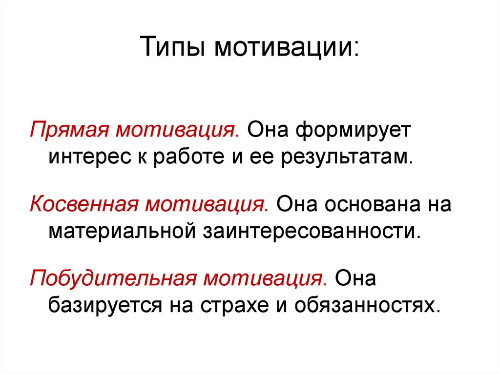 Типы прямых. Типы мотивации. Прямая и косвенная мотивация. Материальная мотивация прямая и косвенная. Прямые и косвенные мотивы.