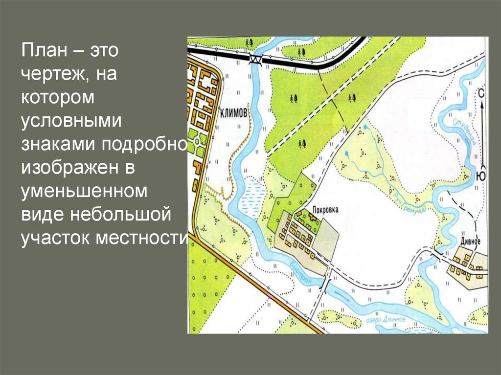 План местности изображает. Чертеж на котором условными знаками. План местности это чертеж , на котором изображен небольшой участок. Чертёж на котором условными знаками подробно изображён. План местности Покровка.