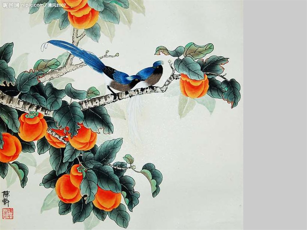 16 коробок серых птичек на китайском. Jin Hongjun картины. Чжин Хонгджун "Райские птицы" картина Райские птицы. Персиковое дерево китайская живопись. Китайская живопись птицы.