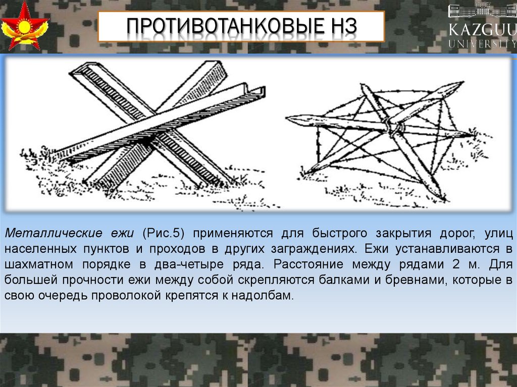 Противотанковое заграждение сканворд