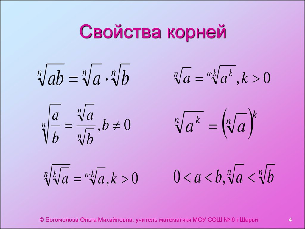 Корень математика фото