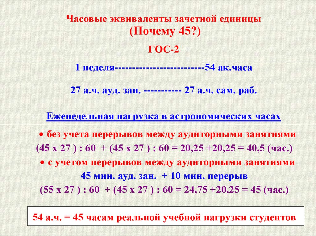 Почему ед. 3 Зачетные единицы.