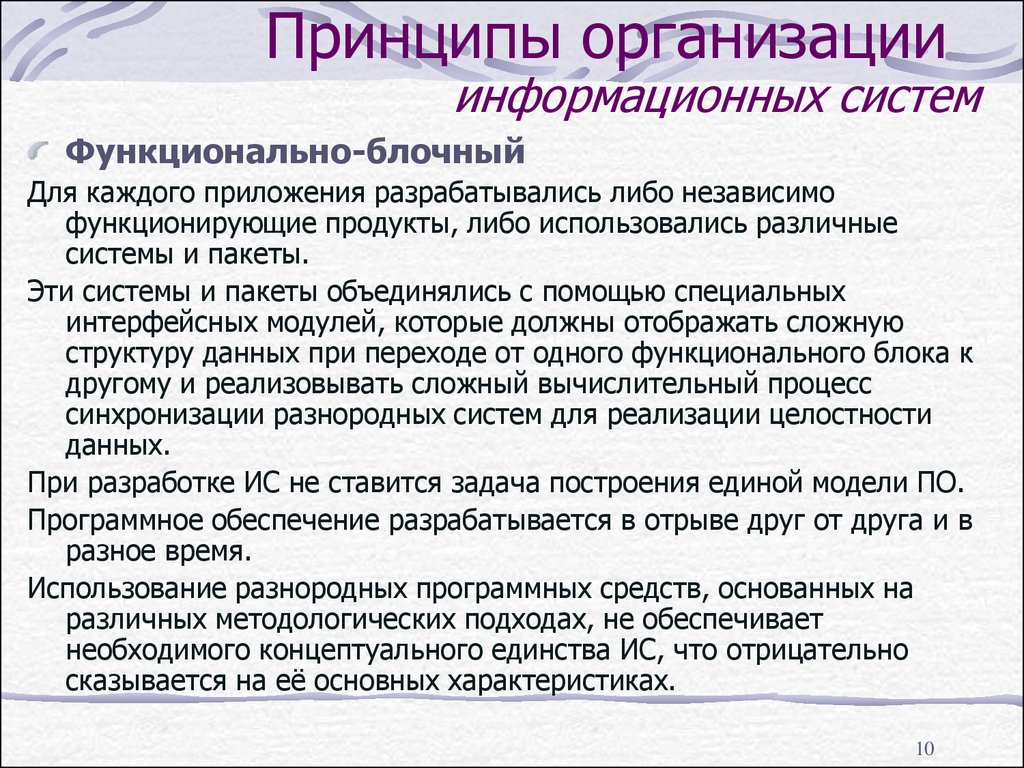 Дайте характеристику программы разработки. Концептуальное единство это.