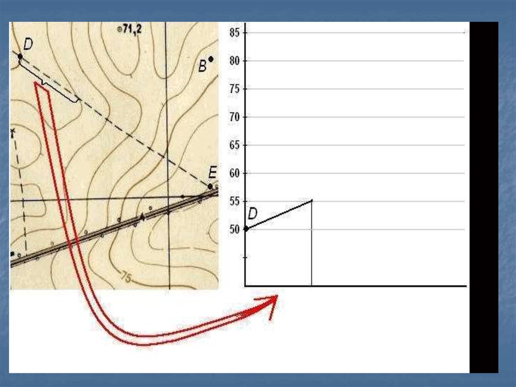 Построить профиль рельефа местности по топографической карте. Построение профиля рельефа местности по топографической карте. Построение профиля в Maintop 6. Построение профиля Кемеровской области.