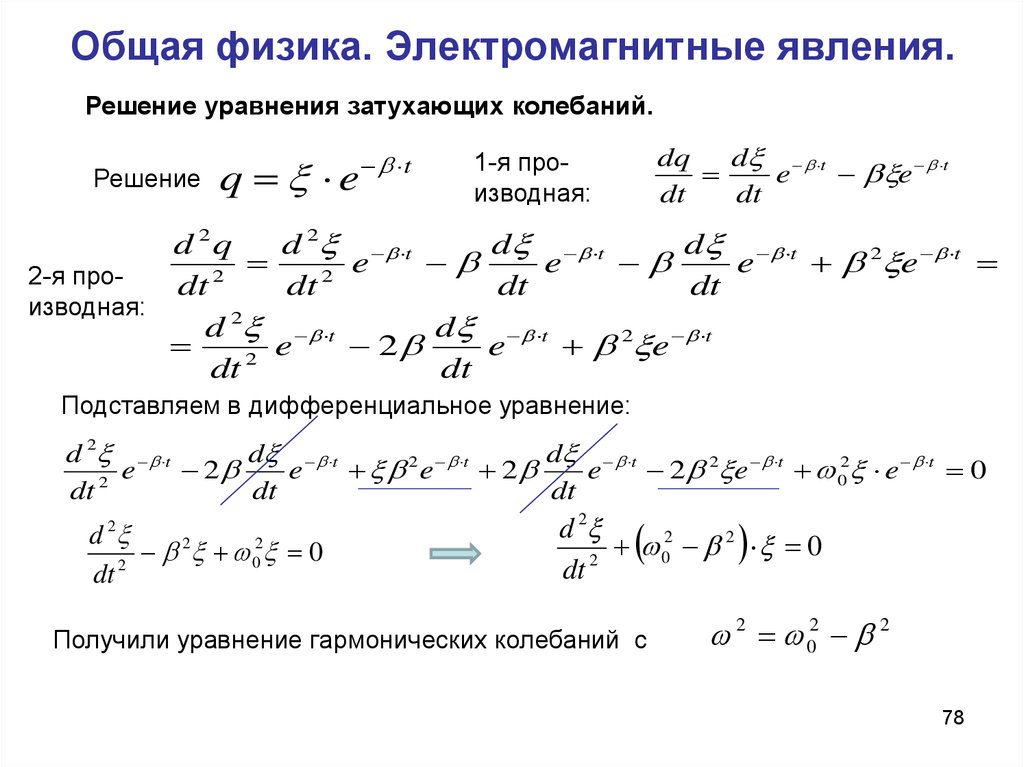 Электромагнитные явления в физике