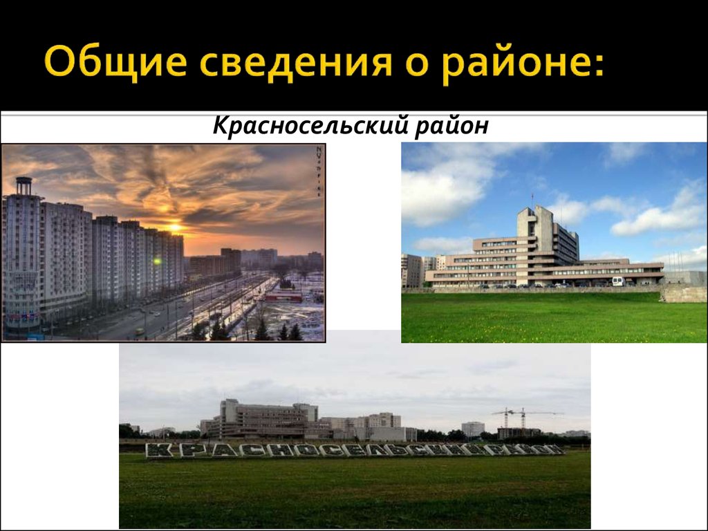 Красносельский район презентация