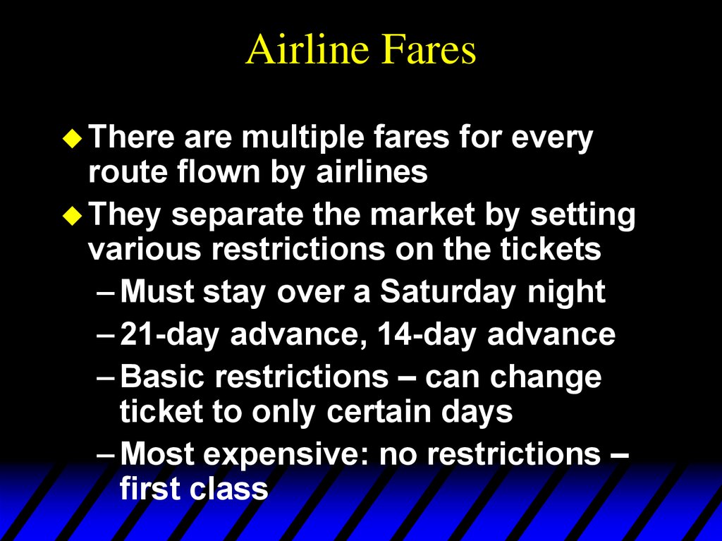 Airline Fares