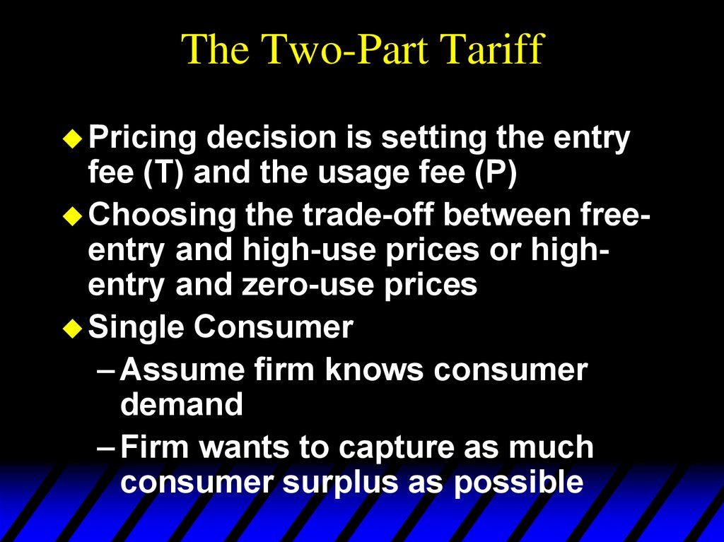 The Two-Part Tariff