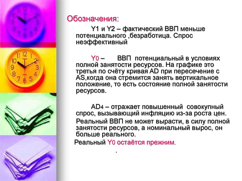 В период инфляции реальный ввп