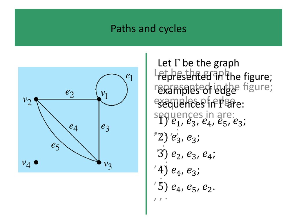 Path graph. Path and Cycle in graph. Path in graph Theory.