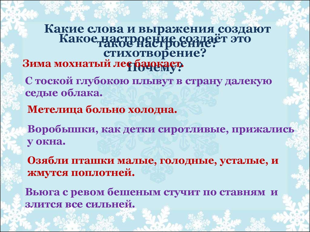 Есенин поет зима аукает презентация 2 класс школа россии