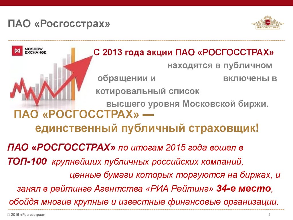 Презентация компании росгосстрах