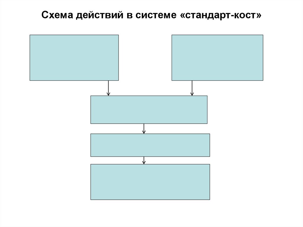 Схема действий. Схема системы стандарт Кост. Схема системы учета стандарт Кост. Общая схема системы учета 