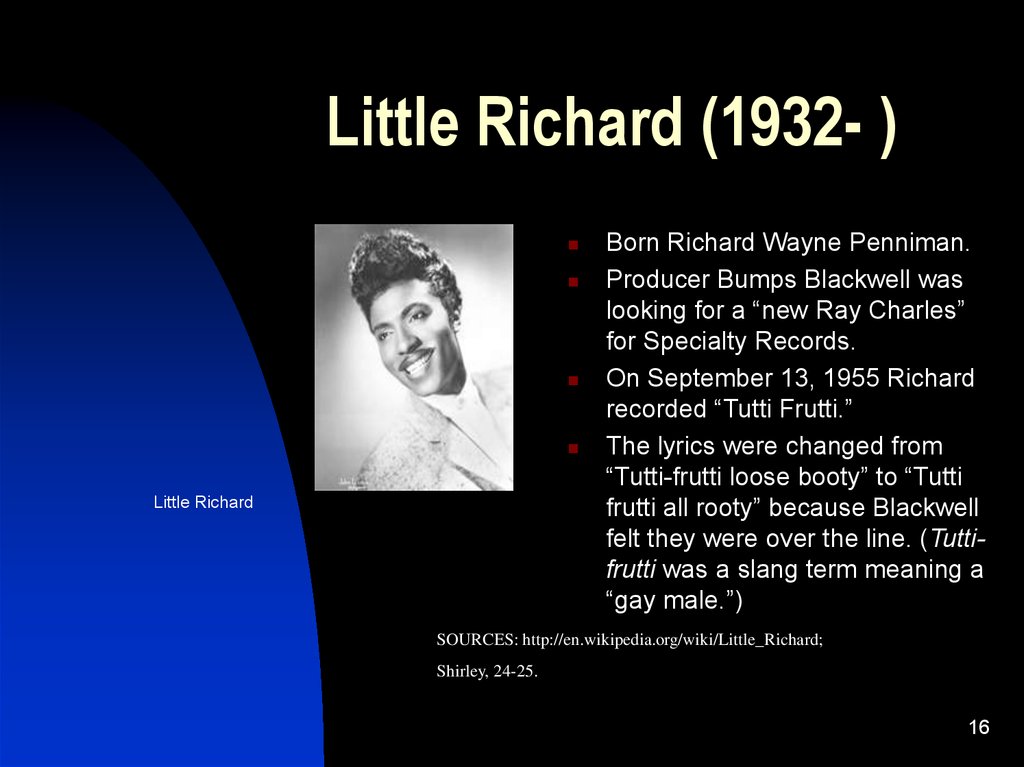 Little Richard (1932- )