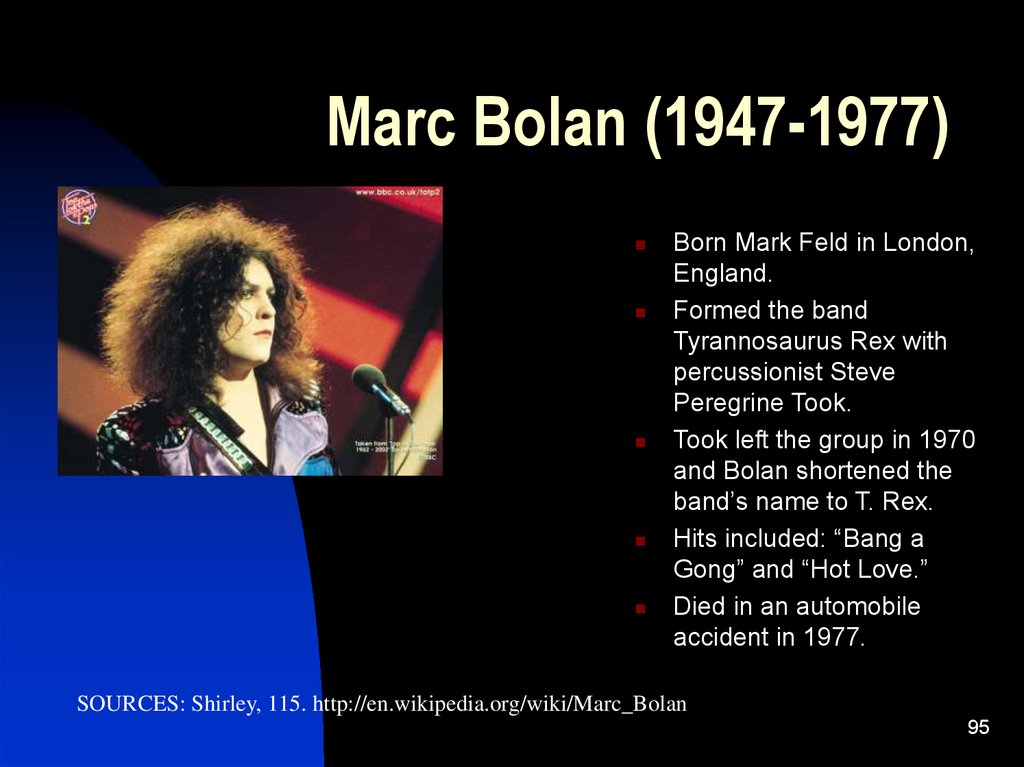 Marc Bolan (1947-1977)