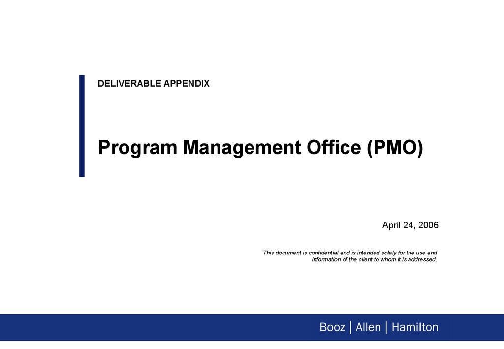 program management office