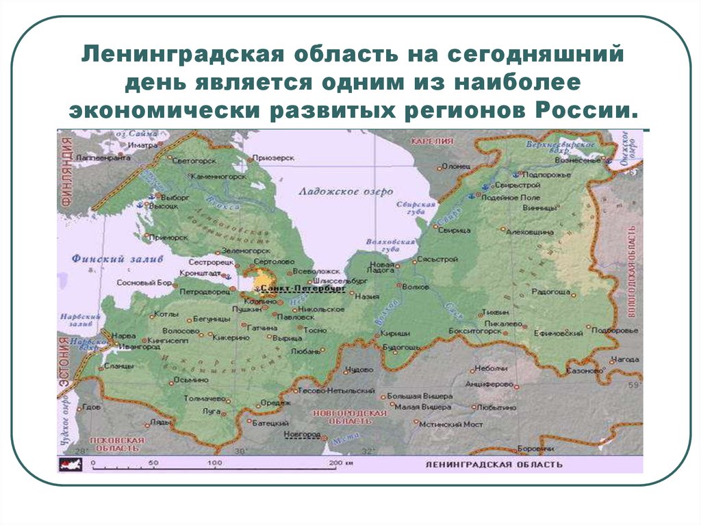 Информация о ленинградской области
