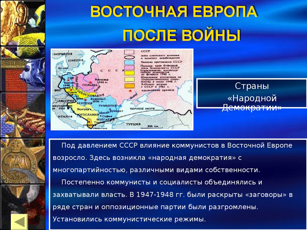 Презентация страны восточной европы во второй половине 20 века