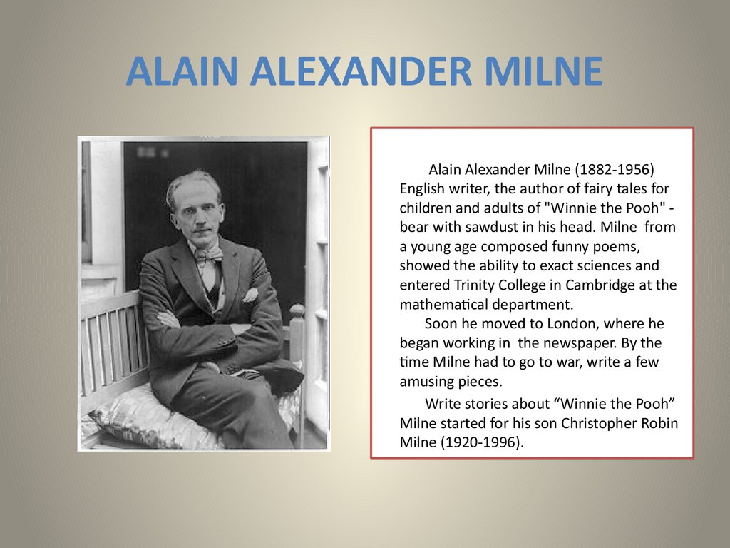 Alain Alexander Milne