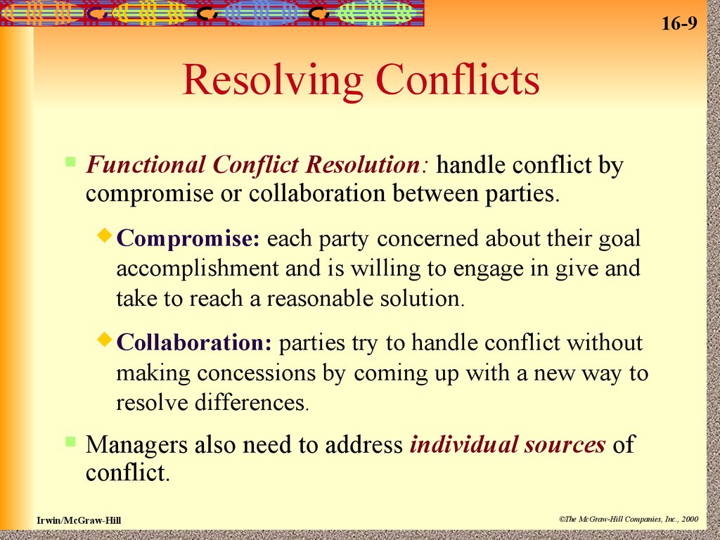 Conflict management. (Session 9.16) - презентация онлайн