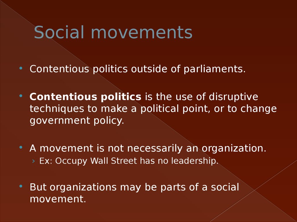 Social movements
