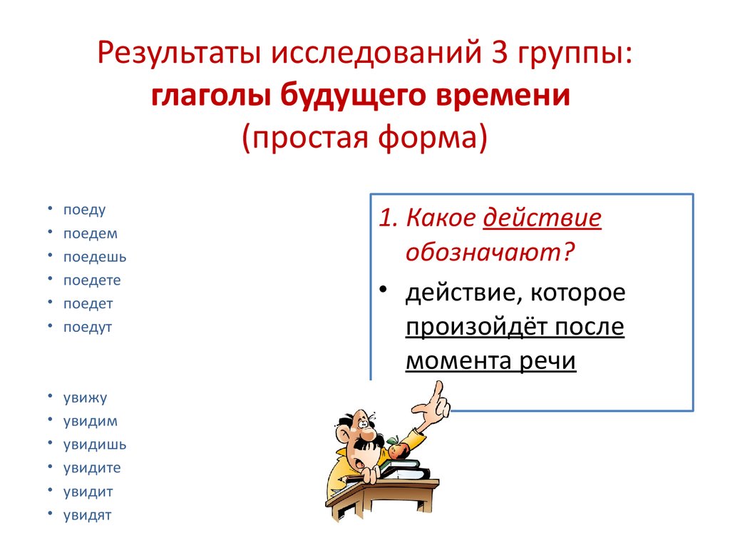 Правильная форма поезжай